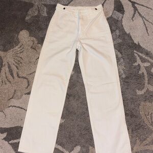 H&M Women's Cream Chinos